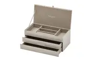 GABRIELLA Nude Large Jewellery Box by One Six Eight London