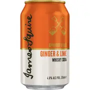 James Squire Whisky Soda Ginger & Lime Can 330mL