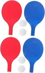 Pcs Boys and Girls Table Tennis Training Set Plastic Rackets Pong Balls for Beginners Self Practice Play