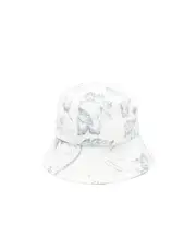 Printed fisherman's hat M White