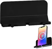 Phone Holder for Wall, Non-Slip Phone Cord Holder, Adhesive Key Organizer, Multifunctional Bathroom Gadgets for Home, Studio, Travel