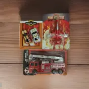 Fire Rescue Toy Set: Cars, Engine, Fighter Jet
