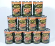 12 Amy's Organic Light Sodium MINESTRONE Pasta Beans Low Fsat 14.1oz can 04/2027