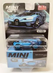 MINI GT 1/64 Bugatti Vision Gran Turismo Blue Diecast Chase Car MGT00266