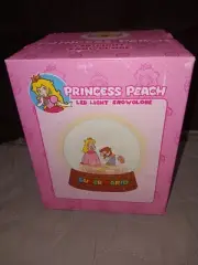 Super Mario Bros Princess Peach LED Light Up Snow Globe Nintendo CultureFly