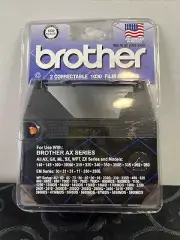 NEW 2 Pack Brother 1230 Black Correctable 1030 Film Ribbons | New In Package