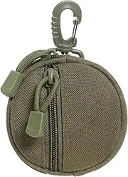 [Generic] Outdoor Wallet - Waterproof Zip Pocket, Small Coin Wallet, Portable Travel Coin Holder, Compact Coin Purse, Headphone Set, Key Case, Lightweight Coin Purse, Army Green, Siehe Beschreibung, See
