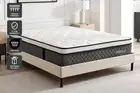 Ergolux Luxe Pocket Spring Mattress (King), White, Mattresses, Furniture