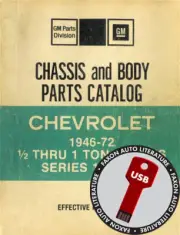 1967-1972 Chevy Truck Master Parts Book on USB Pickup Suburban Blazer Van Panel