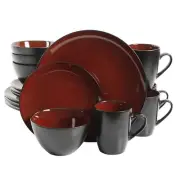 Gibson Elite Soho Lounge Round Reactive Glaze Stoneware Dinnerware Set Service