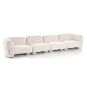 Airlie Indoor 4 seater Modular Fabric Sofa Lounge - Fabric Lounges
