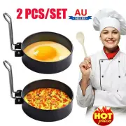 Non Stick Fried Egg Shaper Stainless Steel Pancake Ring Mold Cooking Mould Tool