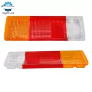 Pair Tail Light LENS For Toyota Hilux 2005-11 Landcruiser 75-79 Series Tray Ute