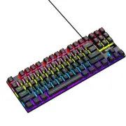 Wired Mechanical Keyboard 20 Kinds of Colorful Lighting Gaming and Office For Microsoft Windows and Apple IOS System