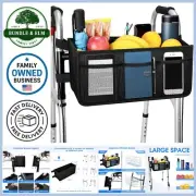 Foldable Walker Basket with Cup Holder Large Capacity Non Tipping Durable