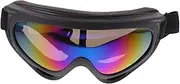 TOGEVAL Windproof Glasses Mountaineering Glasses Binoculars Compatible Eyeglasses Dustproof Sunglasses Snow Goggles Outdoor Winter Snowboard Goggles Women Ski Goggles Yellow