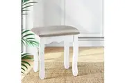 Artiss Dressing Table Stool Velvet Grey