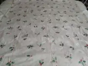 TABLECLOTH RECTANGLE 60" × 118" LIZ CLAIBORNE poinsettia LEAF AUTUMN DESIGNER
