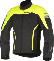 Alpinestars Leonis Drystar Air Motorcycle Jacket Black/Yellow Fluo SM