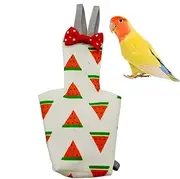 Bird Diapers for Parrots, Bird Flight Suit | Adjustable Washable Bird Table Cloth | Parrot Flight Suit Reusable Pigeon Pants for African Parakeets Parakeets Paraket
