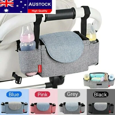 Baby StorBZe Bottle Holder Buggy Pram Pushchair Organiser Stroller Cup Mummy BAF