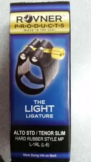 Rovner L6 Ligature & Cap for Alto Sax - New in Box