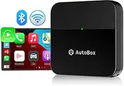 Wireless CarPlay Adapter-Wired CarPlay to Wireless CarPlay Dongle, 5.8GHz WiFi, Fast Connection, No Delay, OTA Ugrade, Compatible with Bulit-in Wired CarPlay Cars from 2016+ and Phone iOS 10+