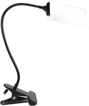 GARVALON Hands Magnifying Tool Flexible Stand Magnifier for Reading Computer Screen Use and Crafts Large Lens with Height and Angle Durable Compact Design