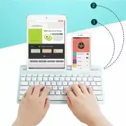 Bluetooth Keyboard. Multi-Task. Connects Multiple Devices iOS, Android, Windows.