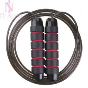 Skipping Rope Tangle Free Jump Rope Foam Grip Handles Adjustable Steel Wire Gym