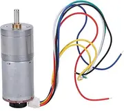 Gear Motor DC Speed Encoder Brush Motors Reducer Steel GA25‑370 for Robotics (DC12V 300RPM)