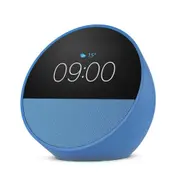 Amazon Echo Spot (2024) Smart Alarm Clock Speaker with Alexa - Ocean Blue 2.83" Touchscreen - 1.73" Speaker - Reminders - Weather / Smart Home Control / Routines & More [B0C2RSQPYP]