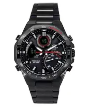 Casio EDIFICE BLUETOOTH Mobile Link Tachymeter World Time Phone Finder Tough Solar ECB-950DC-1A 100M Mens Watch