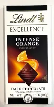 Lindt EXCELLENCE Intense Orange Dark Chocolate Bar