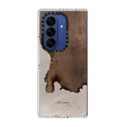 Galaxy Z Fold7 Clear Magnetic Case burnt