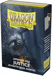Arcane Tinmen Dragon Shield Dual Matte Justice Japanese Sleeves (Box of 60)
