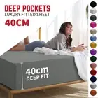 2200TC Ultra Soft Fitted Sheet Super King/King/Queen/Double/K Single/Single Bed