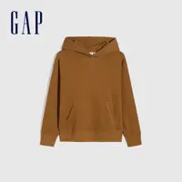 在飛比找蝦皮商城優惠-Gap 男童裝 簡約帽T-淺棕色(903477)