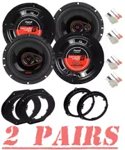 4 Car Speakers for Front & Rear Doors 680W 6.5" 3-WAY for 2015-2024 Ford F-150 (for: Ford)
