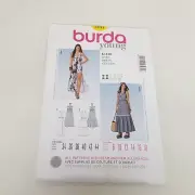 Burda Young 7231 Sewing Pattern Dress Two Styles Size 8-18 Uncut