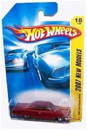 Mattel Hot Wheels 2007 First Edition New Models 1:64 Scale Cranberry Red 1964 Ford Galaxie 500XL Die Cast Car #18 #018