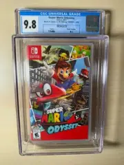 Super Mario Odyssey Nintendo Switch Game Brand New CGC 9.8 A++