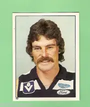 1984 SCANLENS VFL STICKER - #49 RAY CARD, GEELONG CATS
