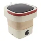 6L Folding Washing Machine Automatic Mini Washing Machine 100-240V Milk Coffee U