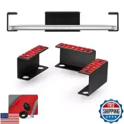 BRAINWAVZ Under Desk Laptop Holder Mount for Desk, Adhesive and Screw in, Dev