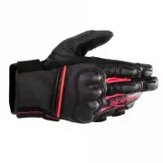 Alpinestars (Adult) Ladies Gloves - Phenom Leather Stella (Black/Diva Pink)