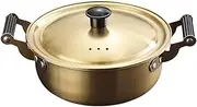 Mdlhcm Korea Ramen Pot Soup Pot Durable Multipurpose Pot with Lid Seafood Pot Induction Cooker for Camping Picnic Hiking Pasta Curry, 22cm