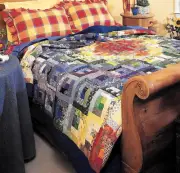 RAINBOW RIOT -- SCRAP & BLOCK VINTAGE QUILT PATTERN