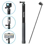 300cm Selfie Stick Carbon Fibre Extendable for Gopro 11 10 9 Insta360 Action