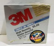 1994 3M DS,HD 3.5" Floppy Disk - Pack of 10 - New - Factory Sealed